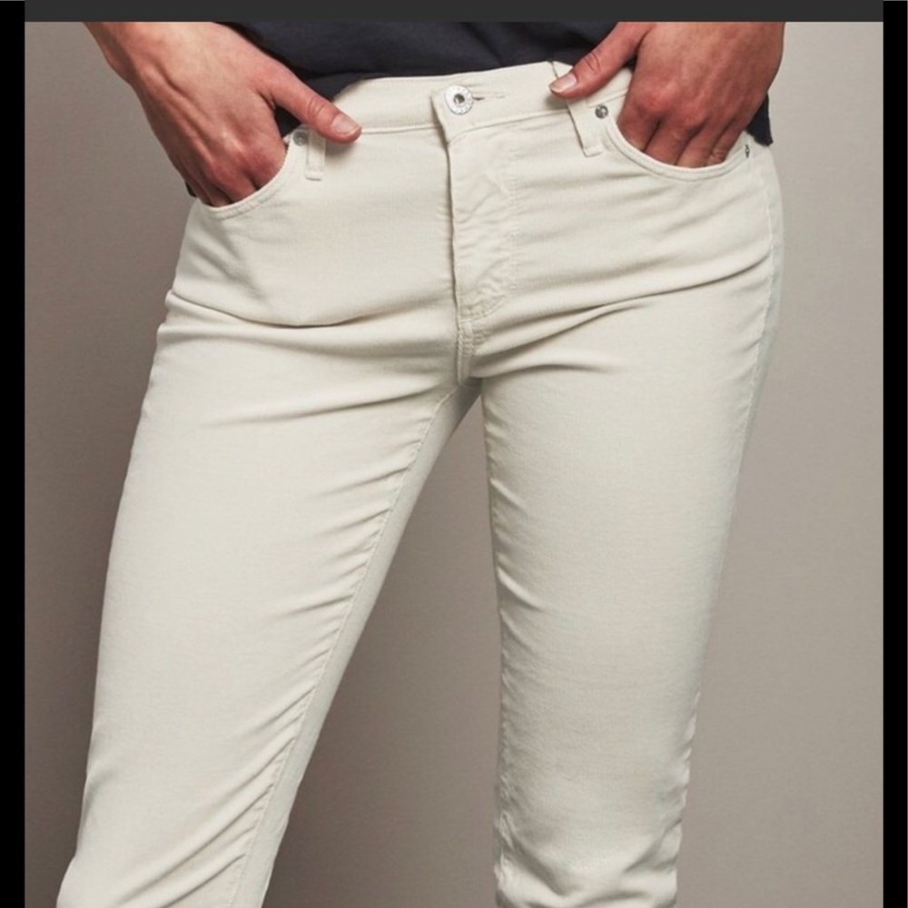 AG The Prima Cigarette Leg in Cream - 31R